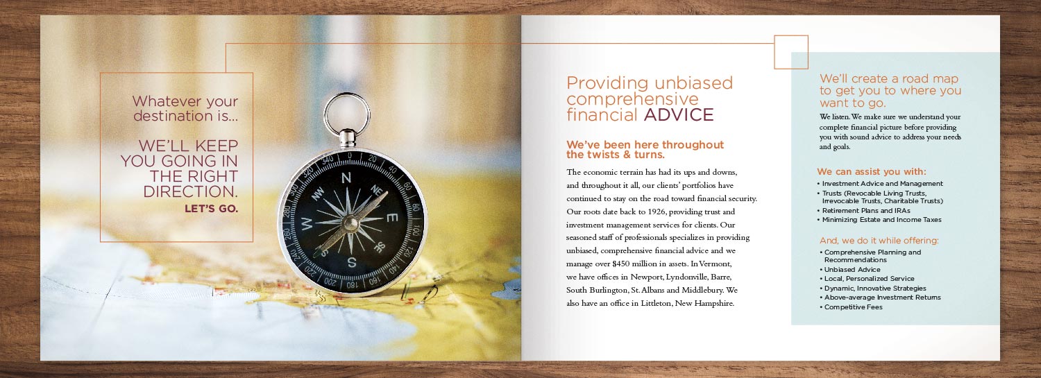 Community Financial Services Group Brochure Design