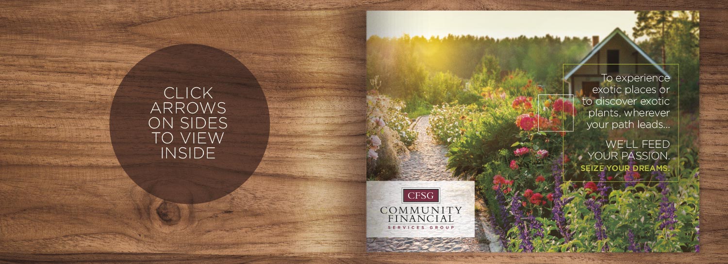 Community Financial Services Group Brochure Design