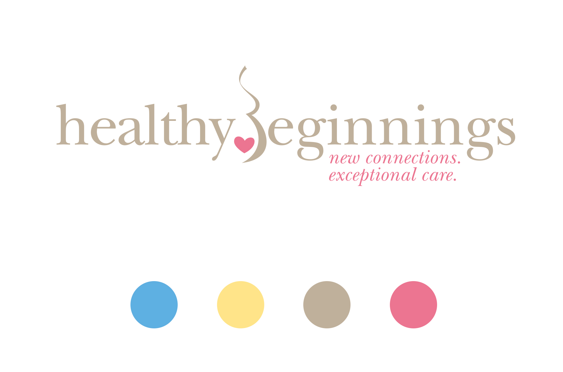 OBGYN Healthy Beginnings logo design