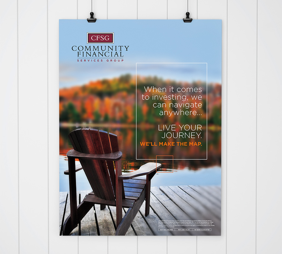 Community Financial Services Group poster design
