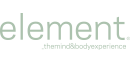 Element: The mind and body experience logo.