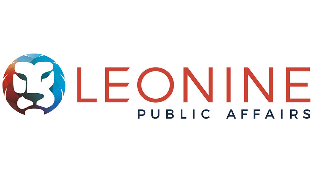 Leonine Public Affairs Logo designed by Tenth Crow Creative