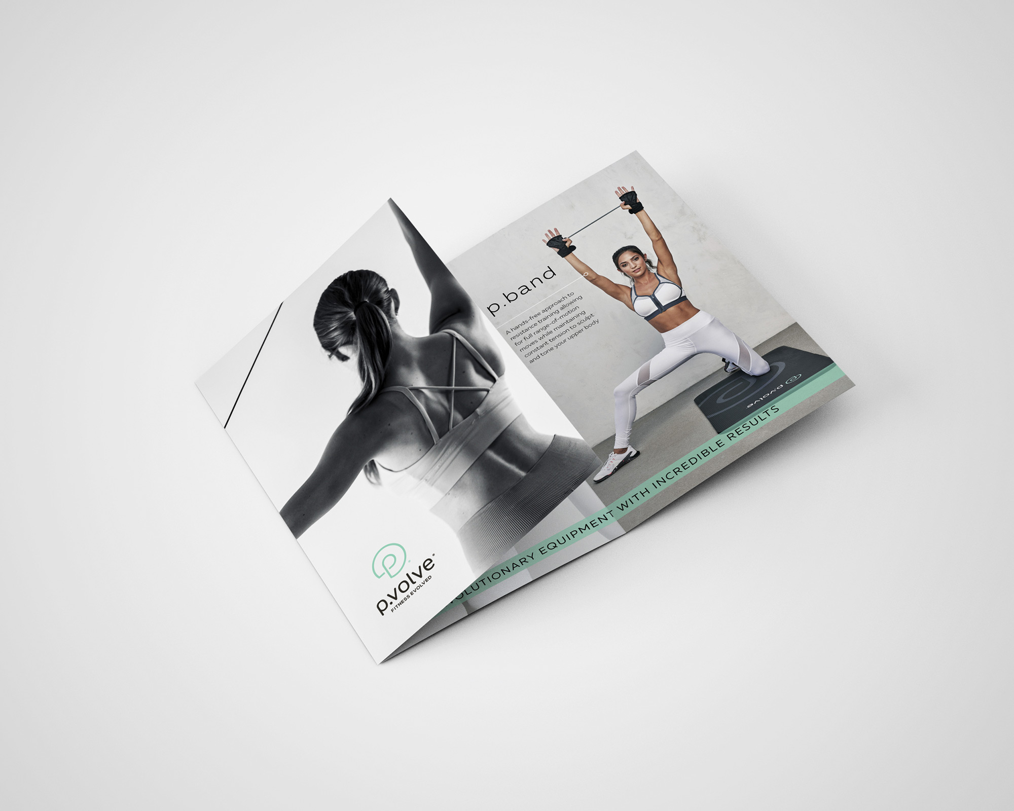 Pvolve, wellness and exercise brochure design