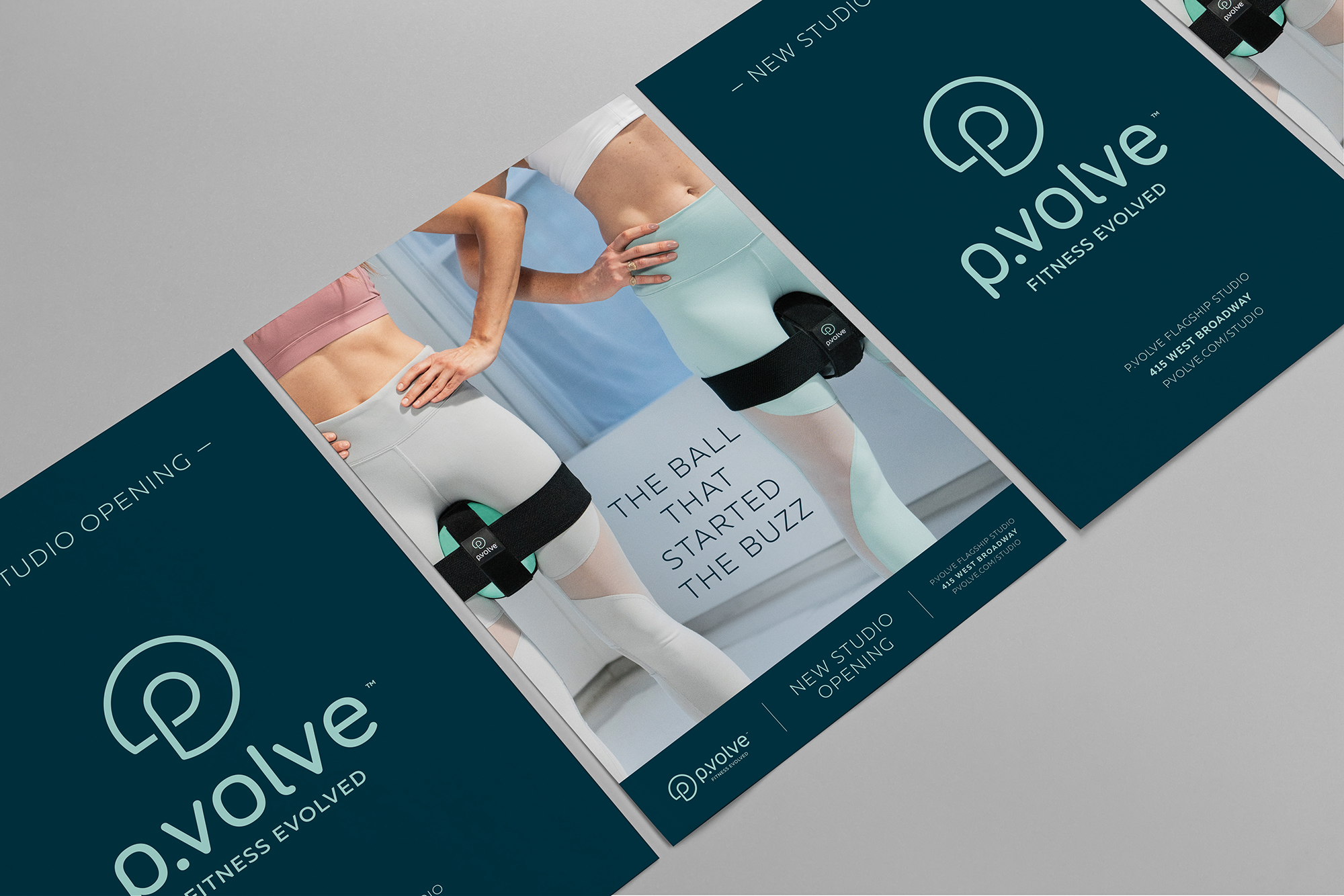 Pvolve, wellness and exercise poster design