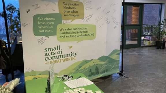 Small Acts of Community launch pop-up event